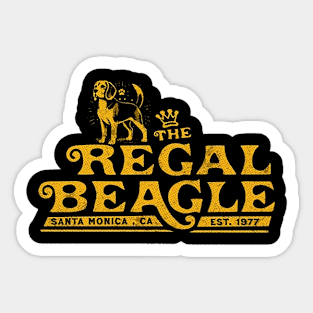 The regal Beagle Sticker